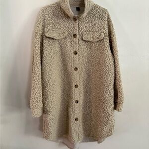 Cream Teddy Jacket